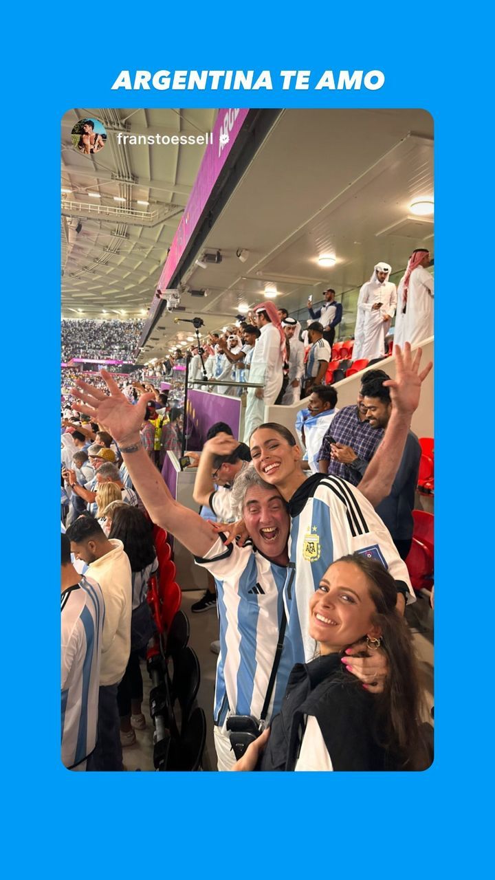 Argentina vs Australia en vivo: los famosos en Qatar 2022