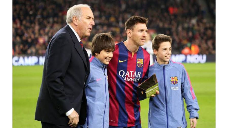 Carles Rexach y Messi 20221205