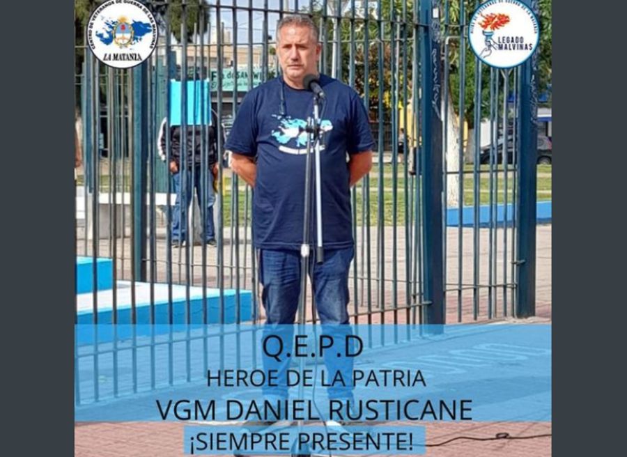 Daniel Rusticane, veterano de Malvinas 20221205