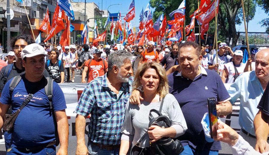 Luis D'elía marcha en apoyo de Cristina Kirchner 20221206