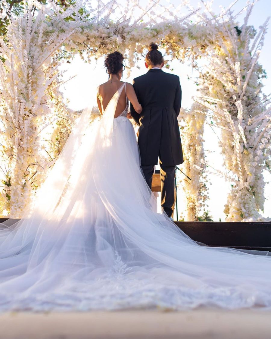 Las mejores fotos de la boda religiosa de Silvina Escudero y Federico