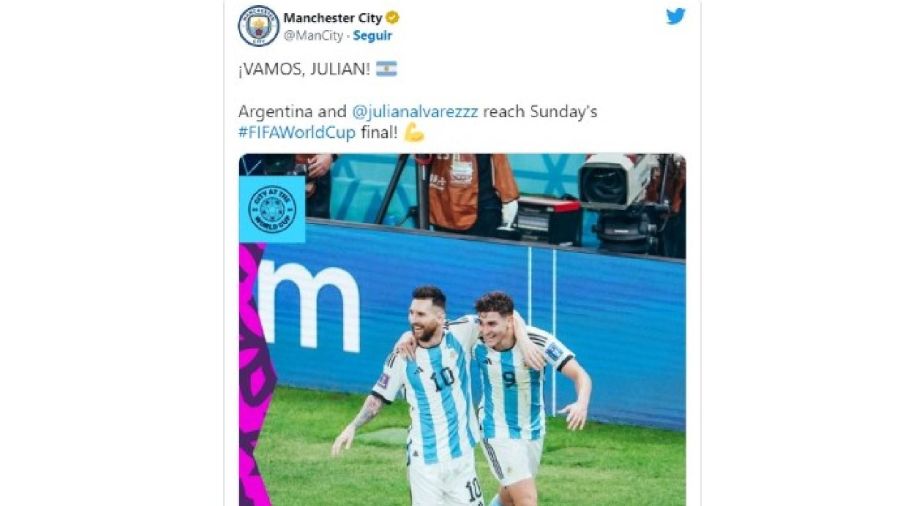 El Manchester City se rindió a los pies de Julián Álvarez 