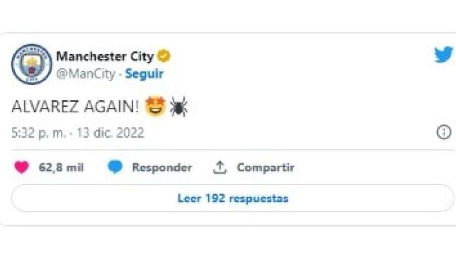 El Manchester City se rindió a los pies de Julián Álvarez 