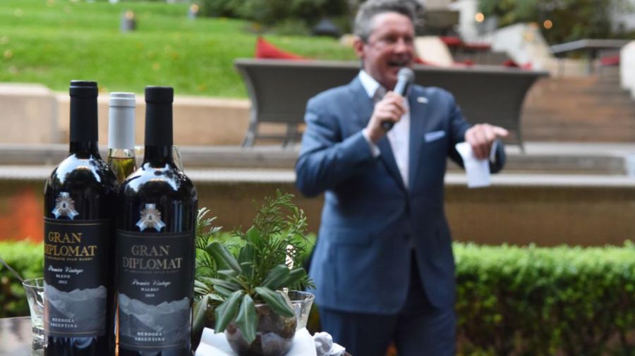 Presentación de los vinos Gran Diplomat, del ex embajador de EEUU, Noah Mamet 20221214