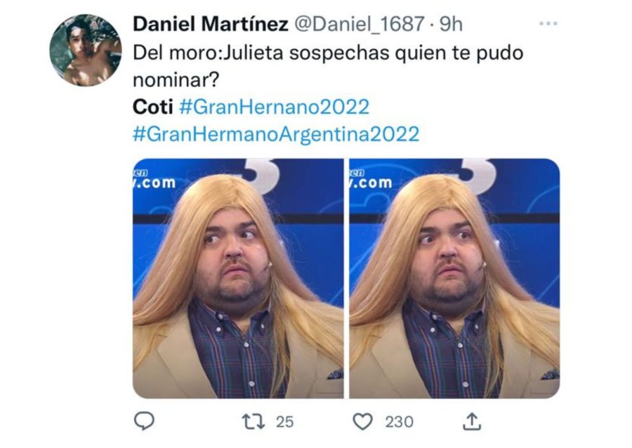 Gran Hermano: Los mejores memes tras la espontánea de Coti Romero