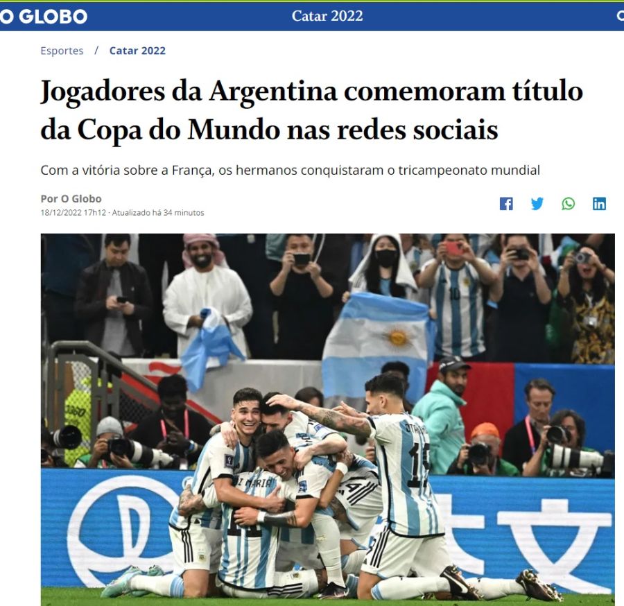 Argentina campeón de Qatar 2022: así lo registraron los diarios del mundo