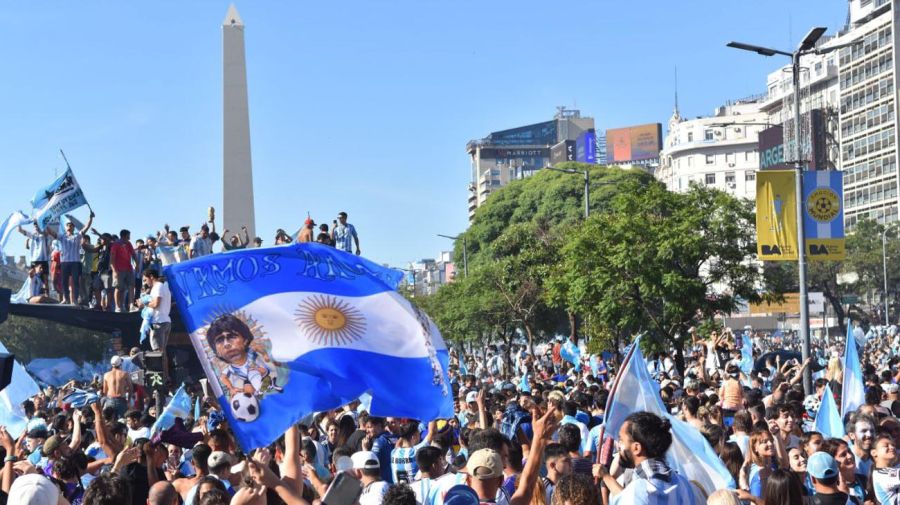Festejos Argentina Campeón del Mundo