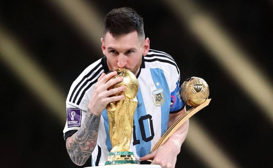 Lionel Messi tras ganar el Mundial: 