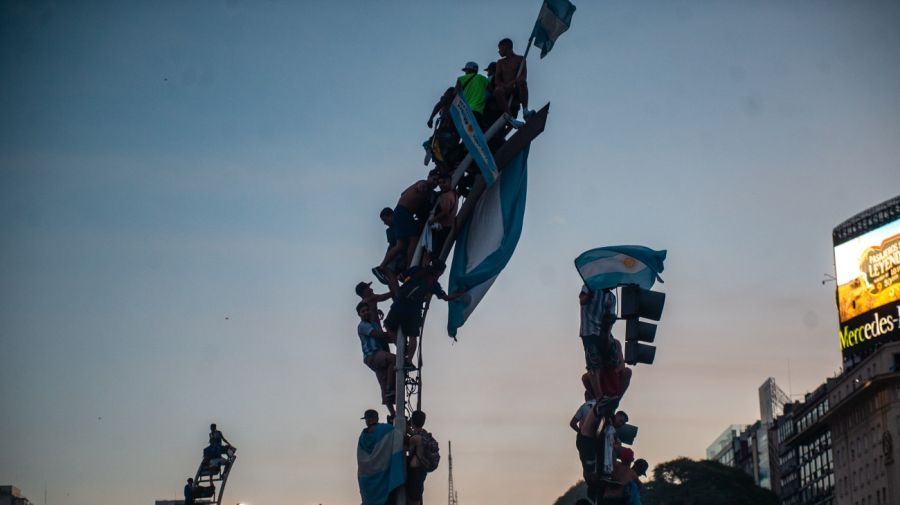 Los festejos desde las alturas