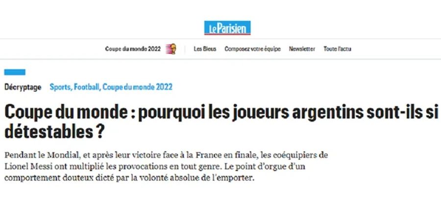 Diario francés Le Parisien 20221222