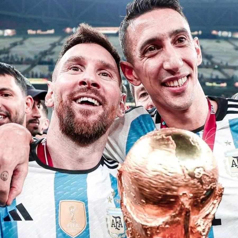 Lionel Messi y Di María