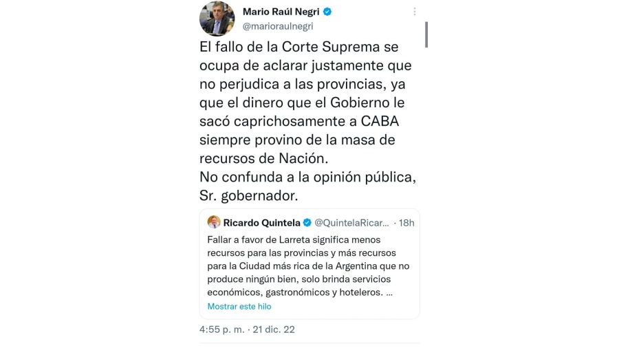 Mario Negri Ricardo Quintela