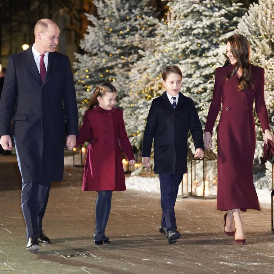 Familia Real Británica Navidad
