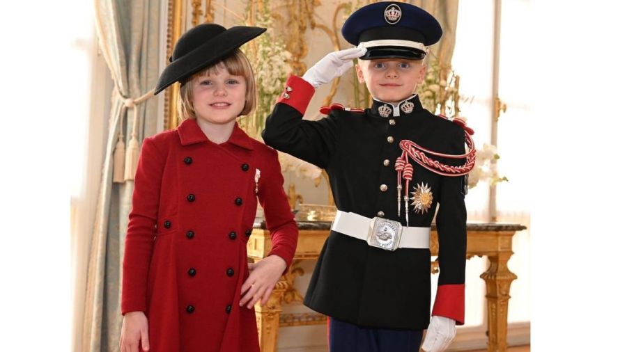 Children of Charlene of Monaco with Albert of Monaco