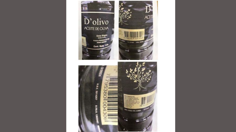 Anmat prohibió una marca de aceite de oliva