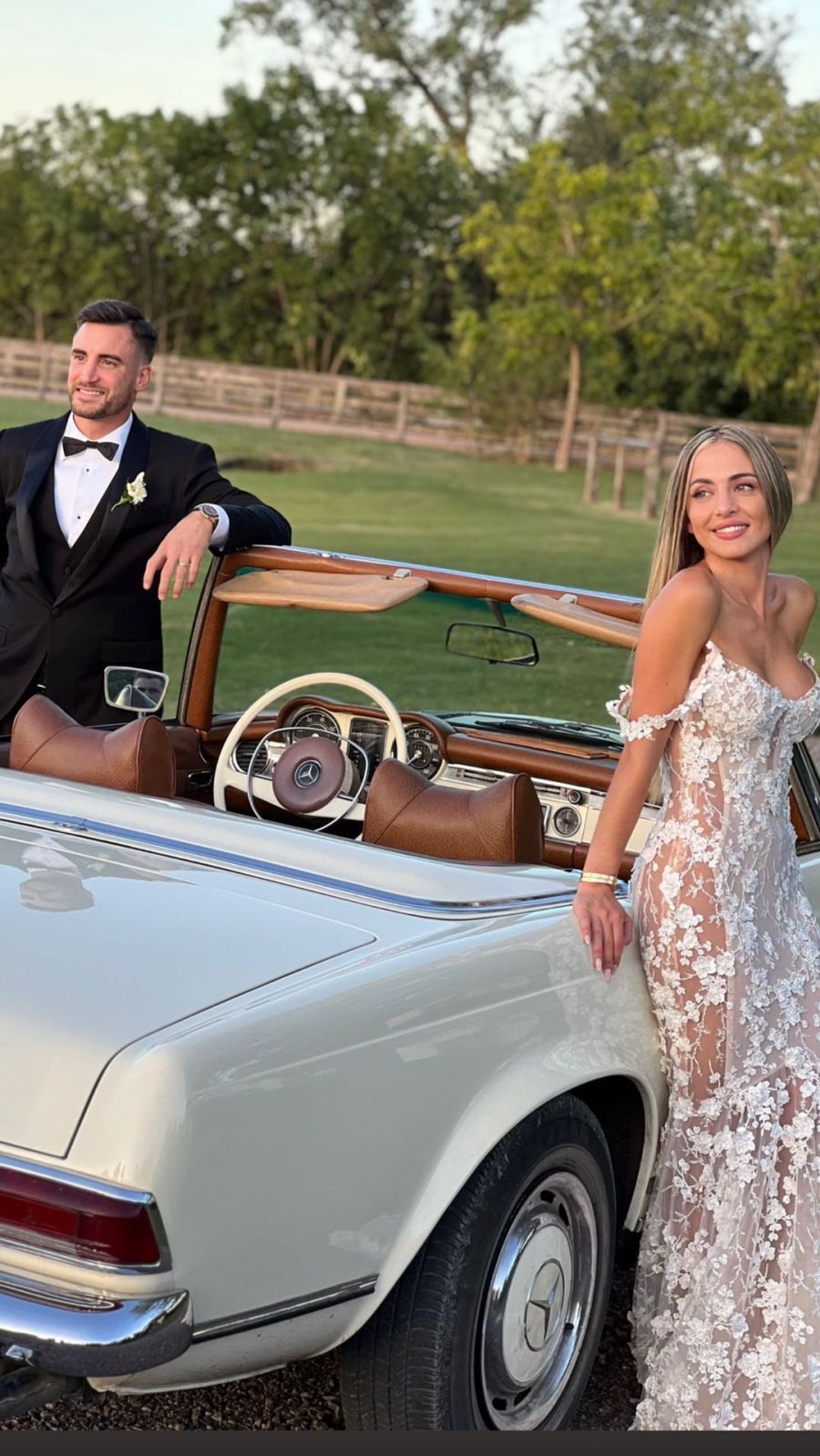 Nicolás Tagliafico y Caro Calvagni tuvieron su boda soñada: 