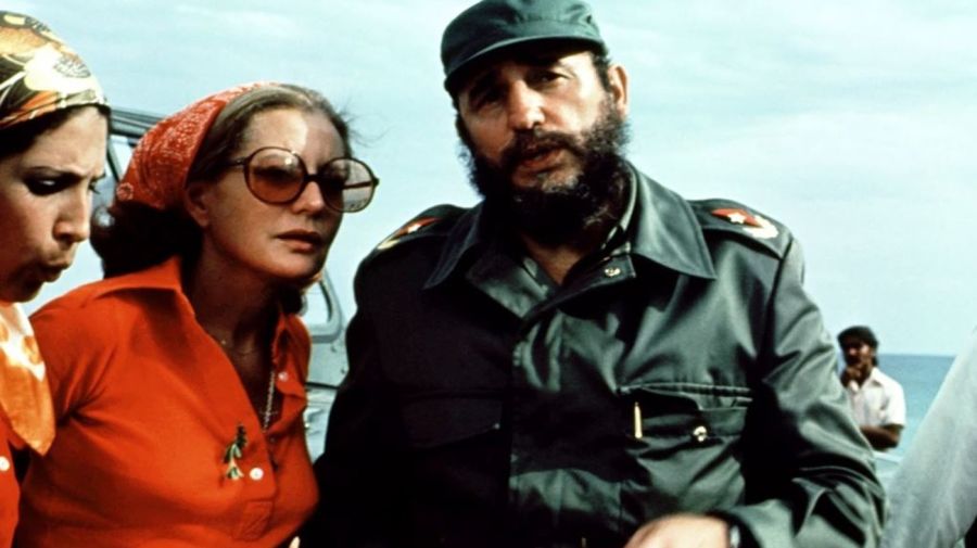 Barbara Walters y Fidel Castro en 1976