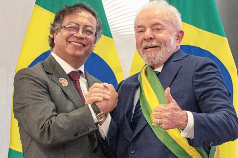 Líderes internacionales con Lula
