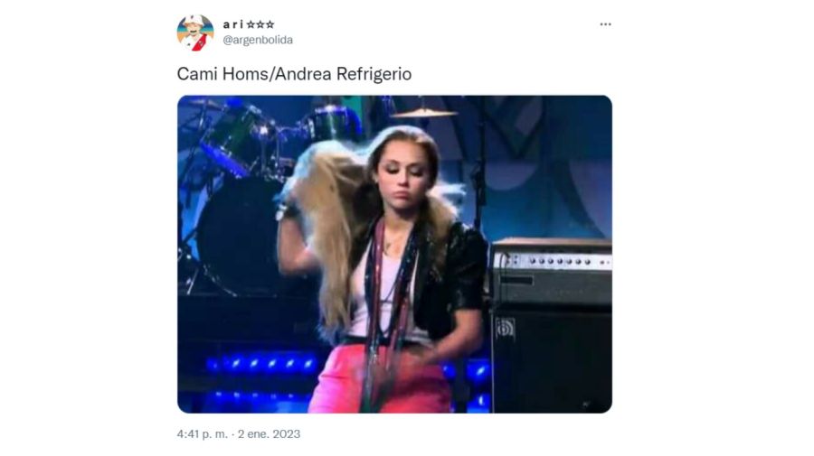 Cuenta falsa Camila Homs
