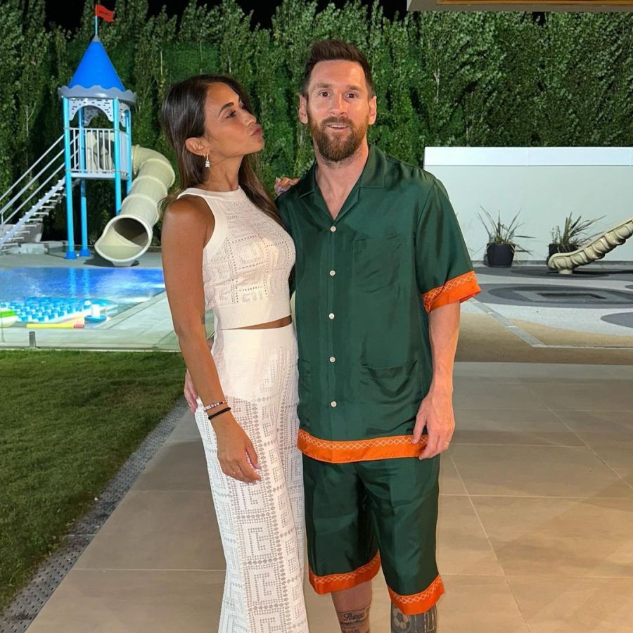 Lionel Messi outfit Gucci