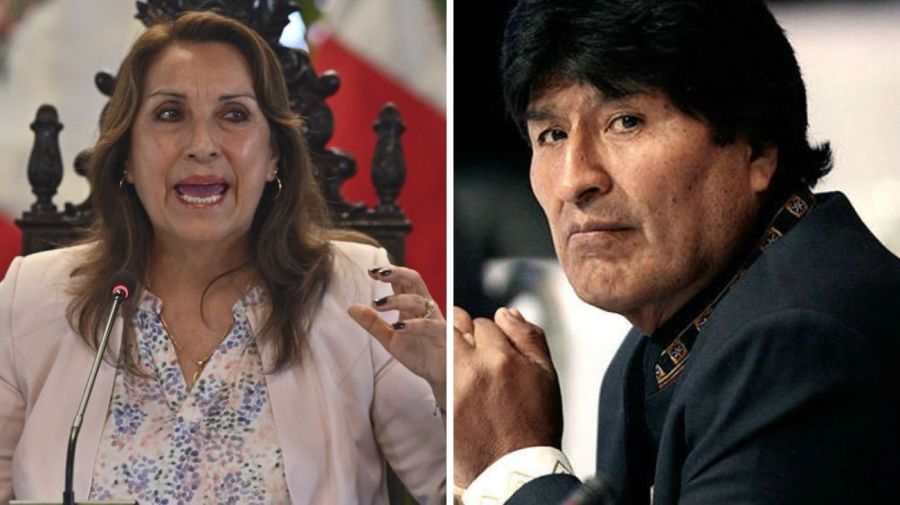 Dina Boluarte y Evo Morales 20230105