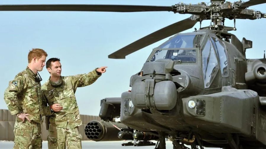 Príncipe Harry en Camp Bastion en Afganistán