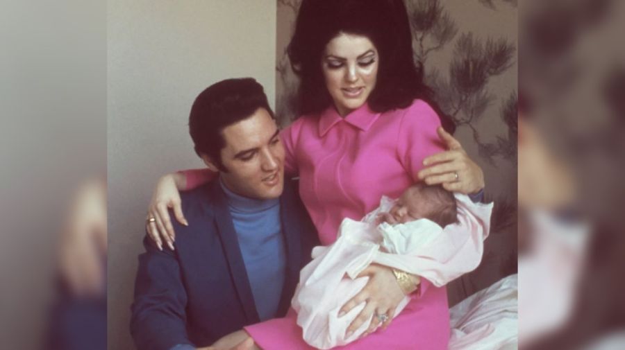 Elvis, Priscilla y Lisa Marie Presley