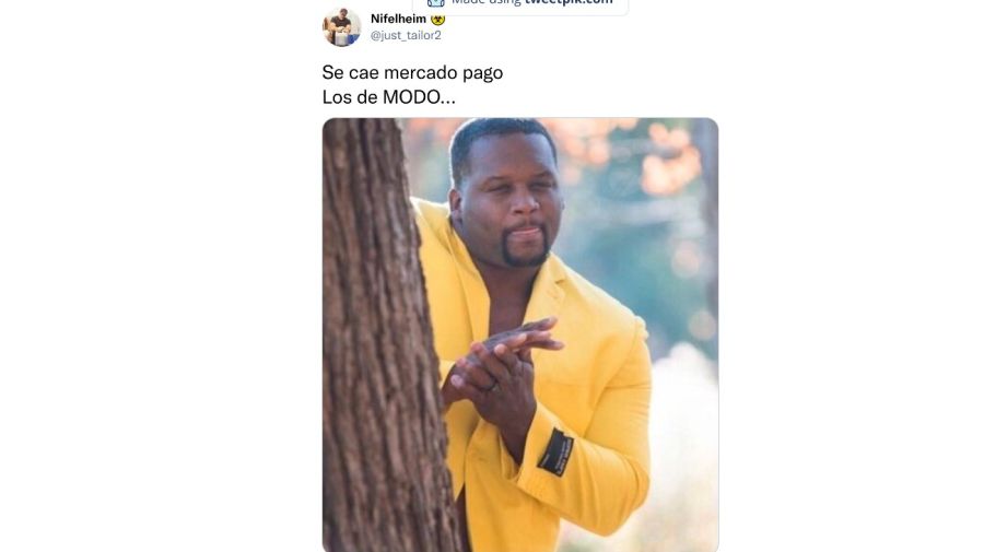 Memes para a queda do Mercado Pago e do Mercado Libre