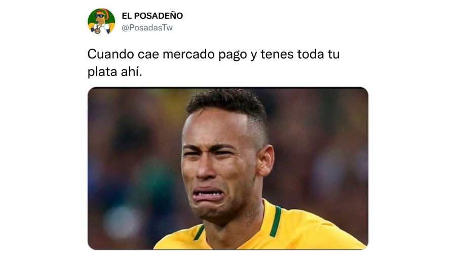 Memes para a queda do Mercado Pago e do Mercado Libre