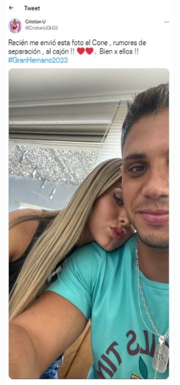 Coti Romero, from Big Brother, reacted to the rumors of a crisis with El Conejo: 