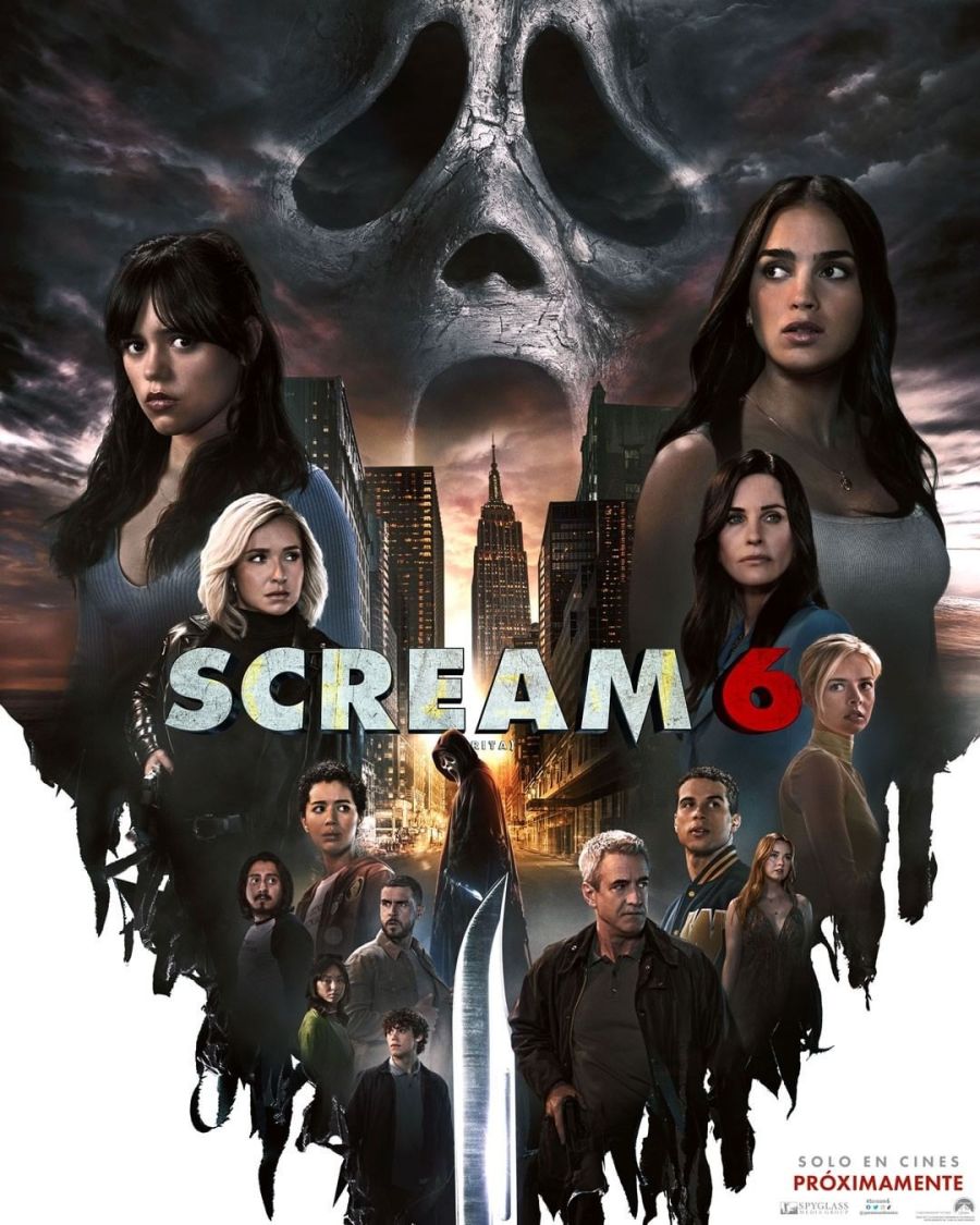 Jenna Ortega regresa a Scream 6 en un impactante tráiler lleno de terror
