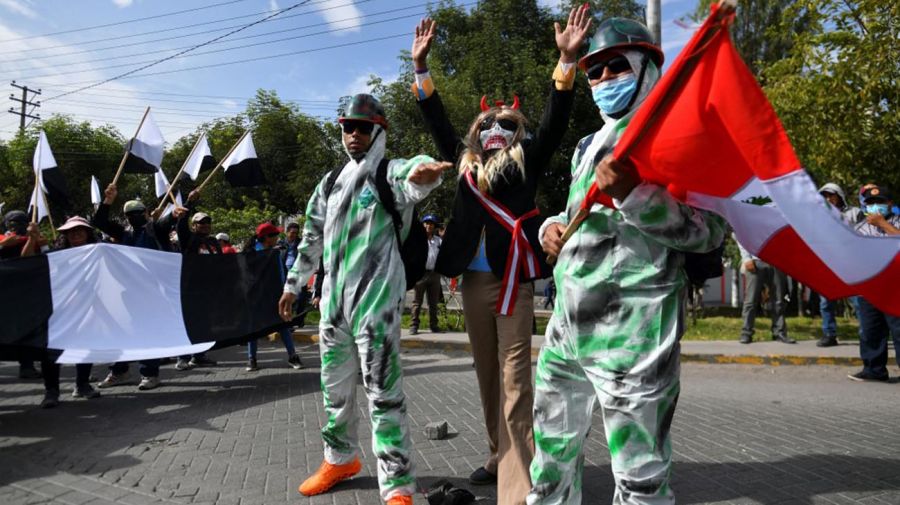 Manifestaciones en Perú