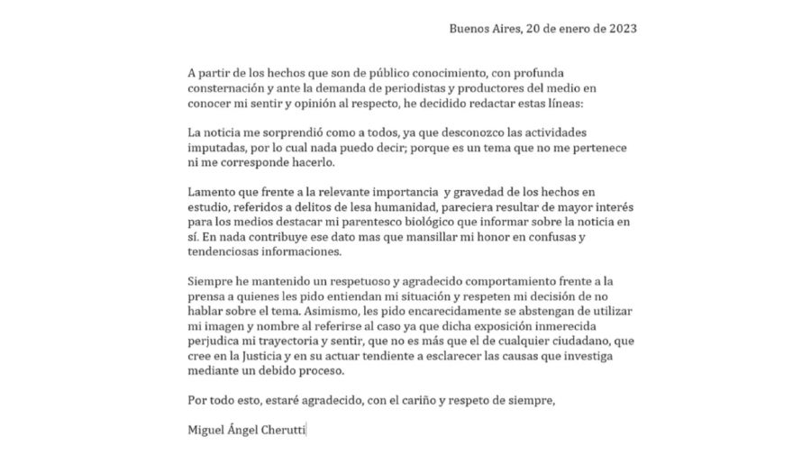 Comunicado Cherutti 2001