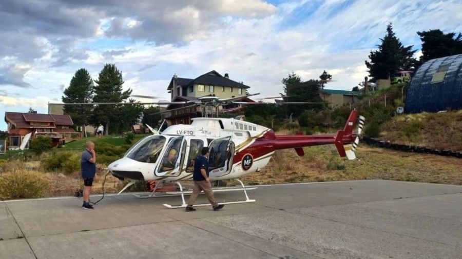 Un alud provocó graves heridas a una mujer en Bariloche