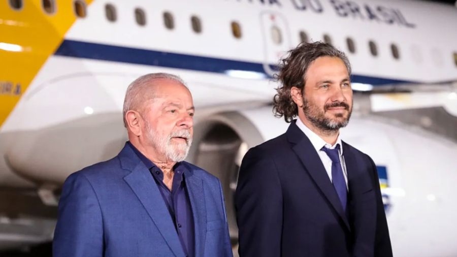 Lula y Santiago Cafiero