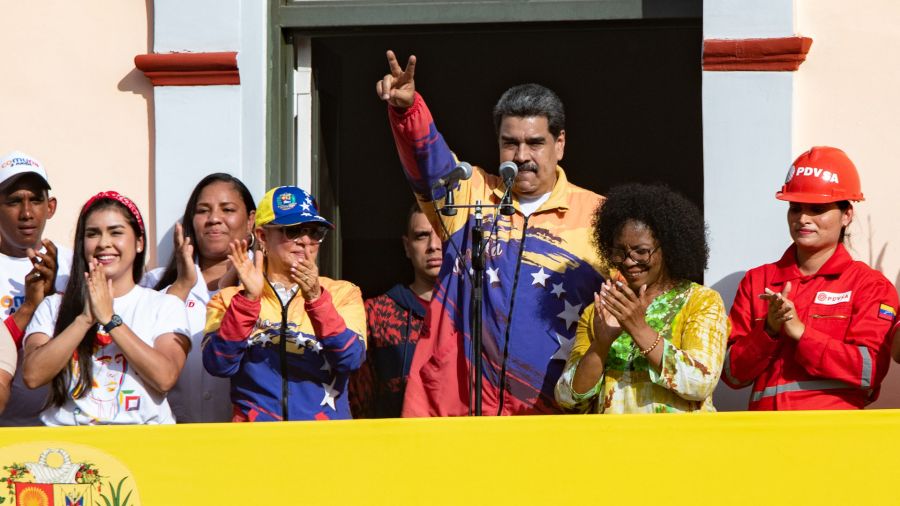 Fotogaleria El presidente venezolano, Nicolás Maduro, habla durante un acto público en el Palacio de Miraflores, en Caracas, Venezuela