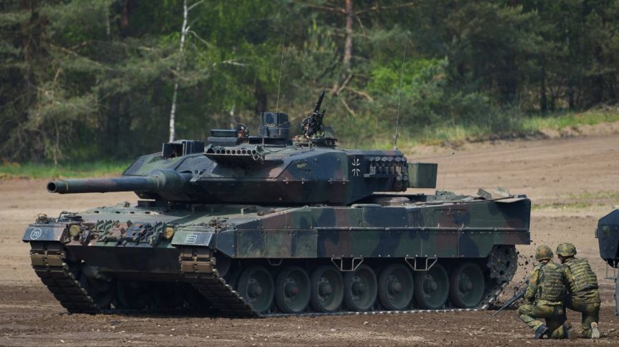 Tanques de guerra Leopard | Crédito AFP