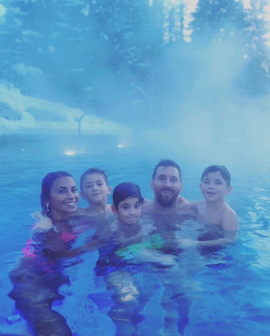 Leo Messi compartió las imágenes de sus vacaciones: 