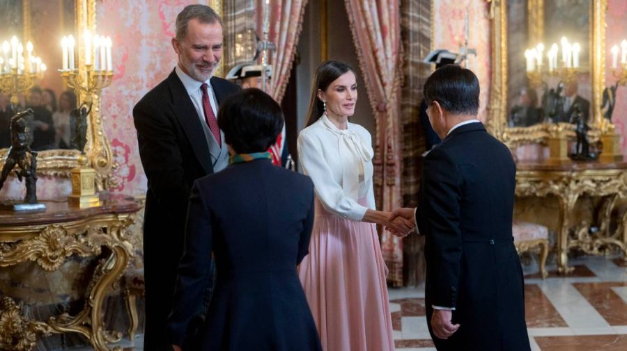 Los Reyes participan en la recepción anual del Cuerpo Diplomático acreditado en España. | Crédito EP