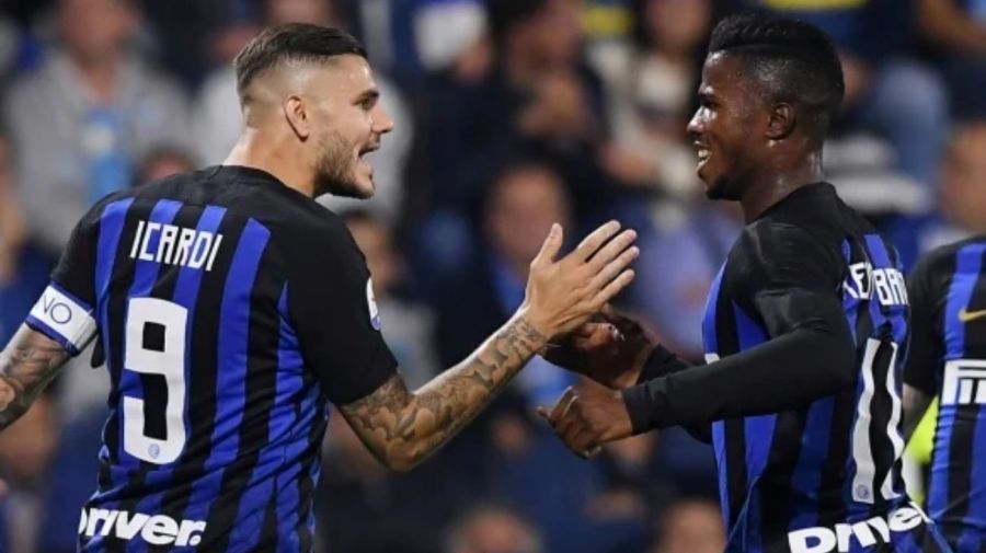 Mauro Icardi y Keita Baldé