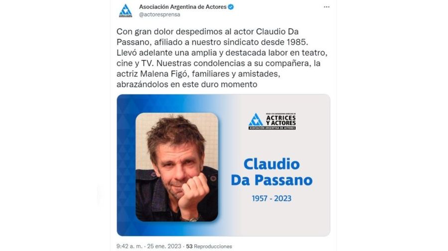 Muerte Claudio Da Passano