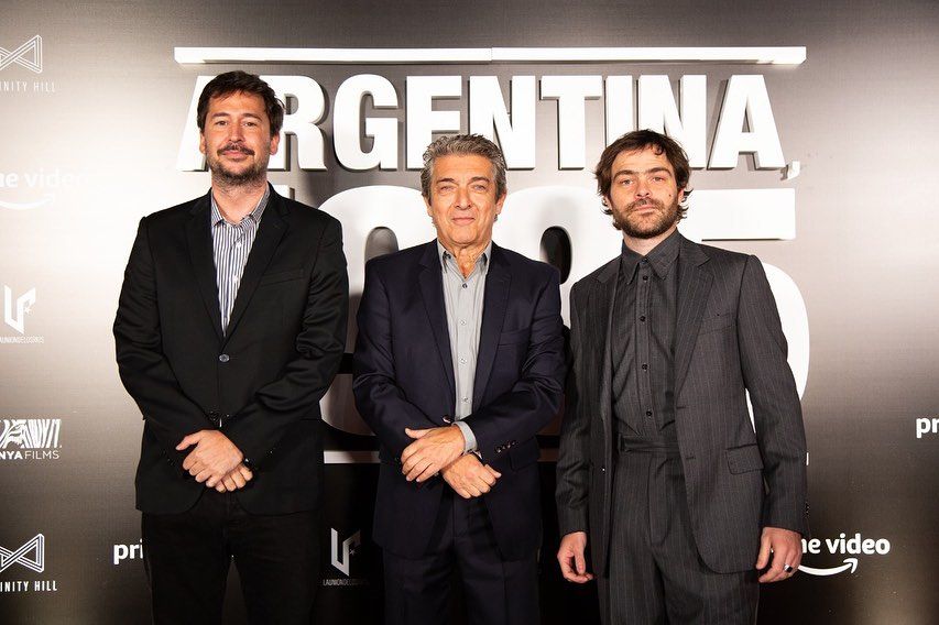 Peter Lanzani en el estreno de la película ''Argentina 1985''