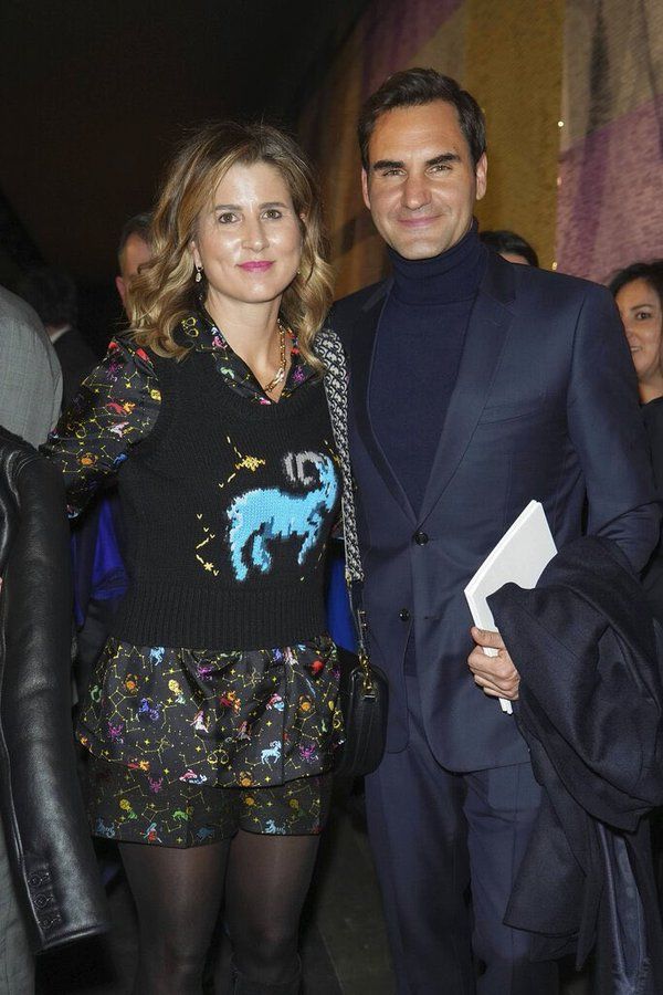 Roger Federer and his wife Mirka Vavrinec