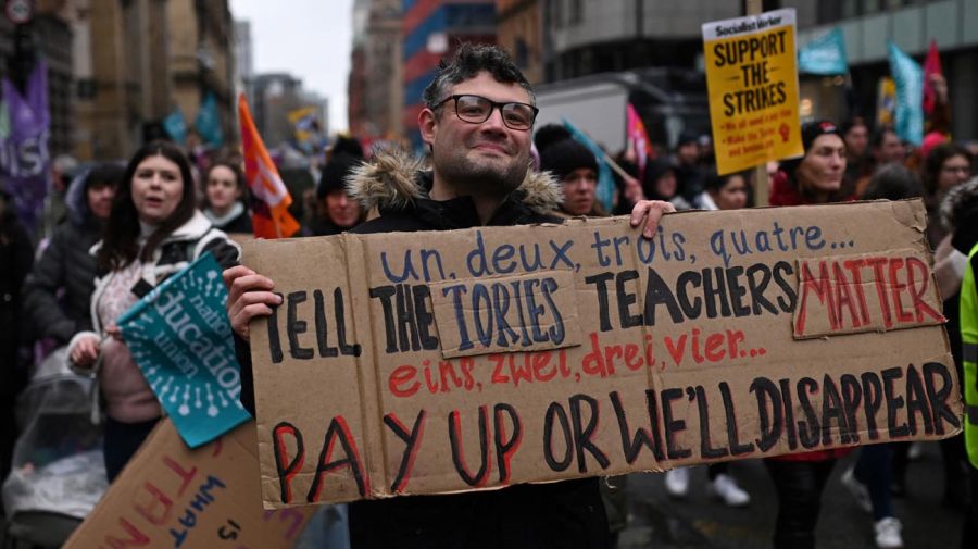 Día de huelga nacional en Gran Bretania