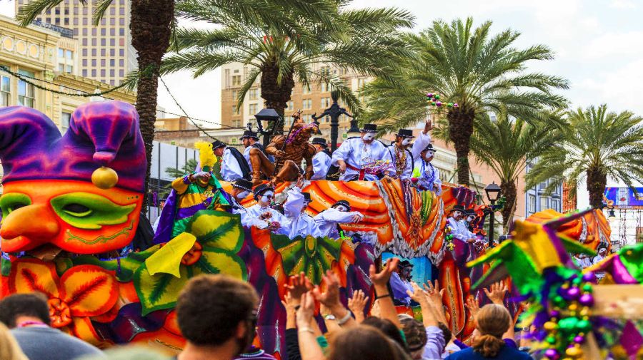 Mardi Gras, el carnaval que se celebra todos los años en Nueva Orleans | Crédito: shutterstock