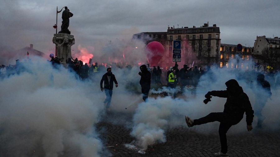 Protestas en Francia por la reforma jubilatoriaia