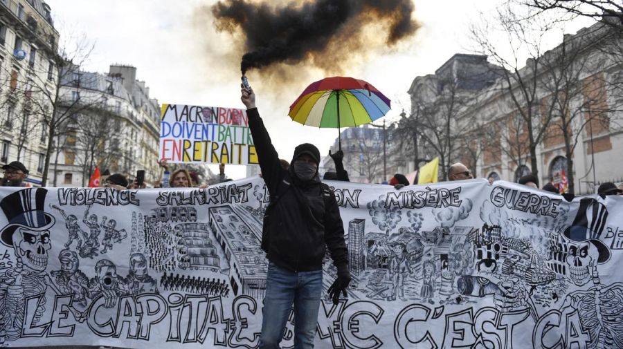 Protestas en Francia por la reforma jubilatoriaia