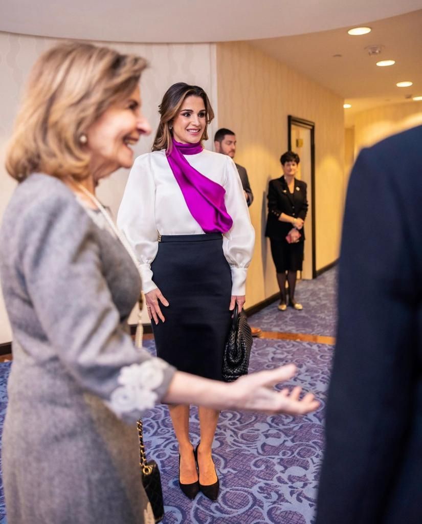 Rania Al-Abdullah, Reina de Jordania. 