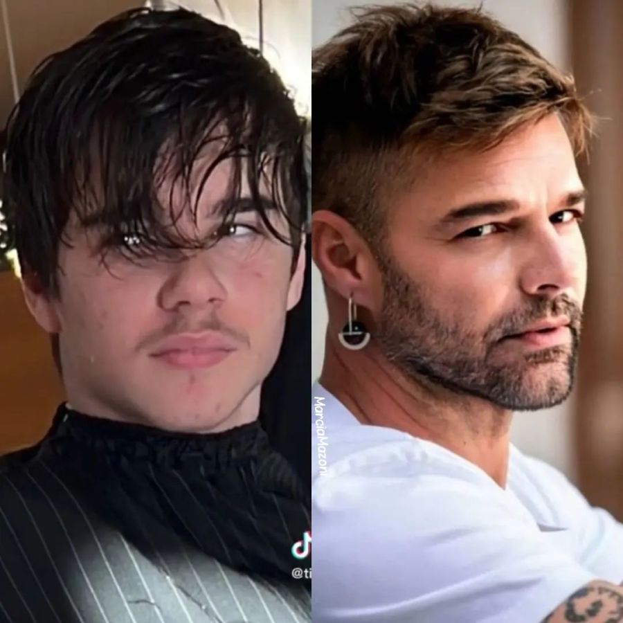 El increíble parecido de Ricky Martin y su hijo Valentino