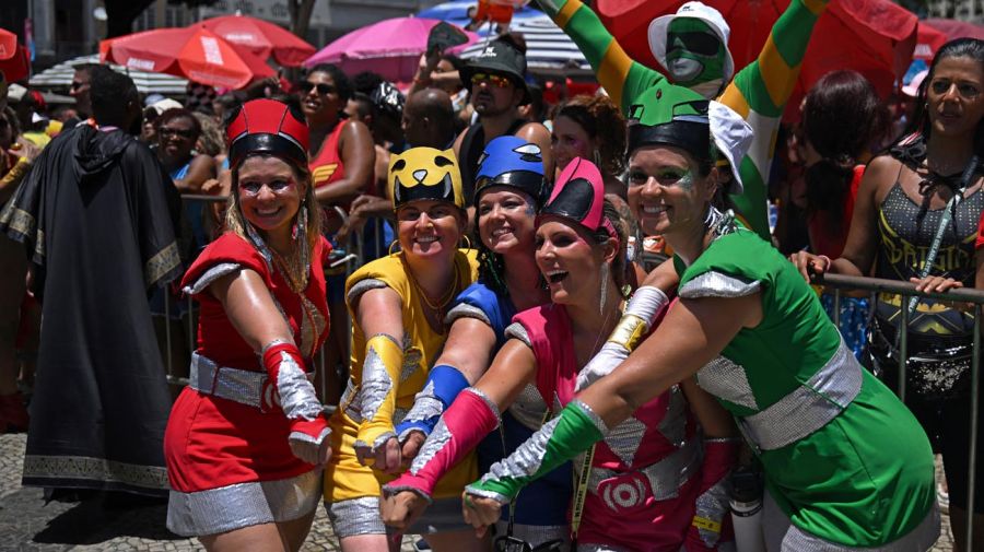 Preparativo por el Carnaval en Río de Janeiro